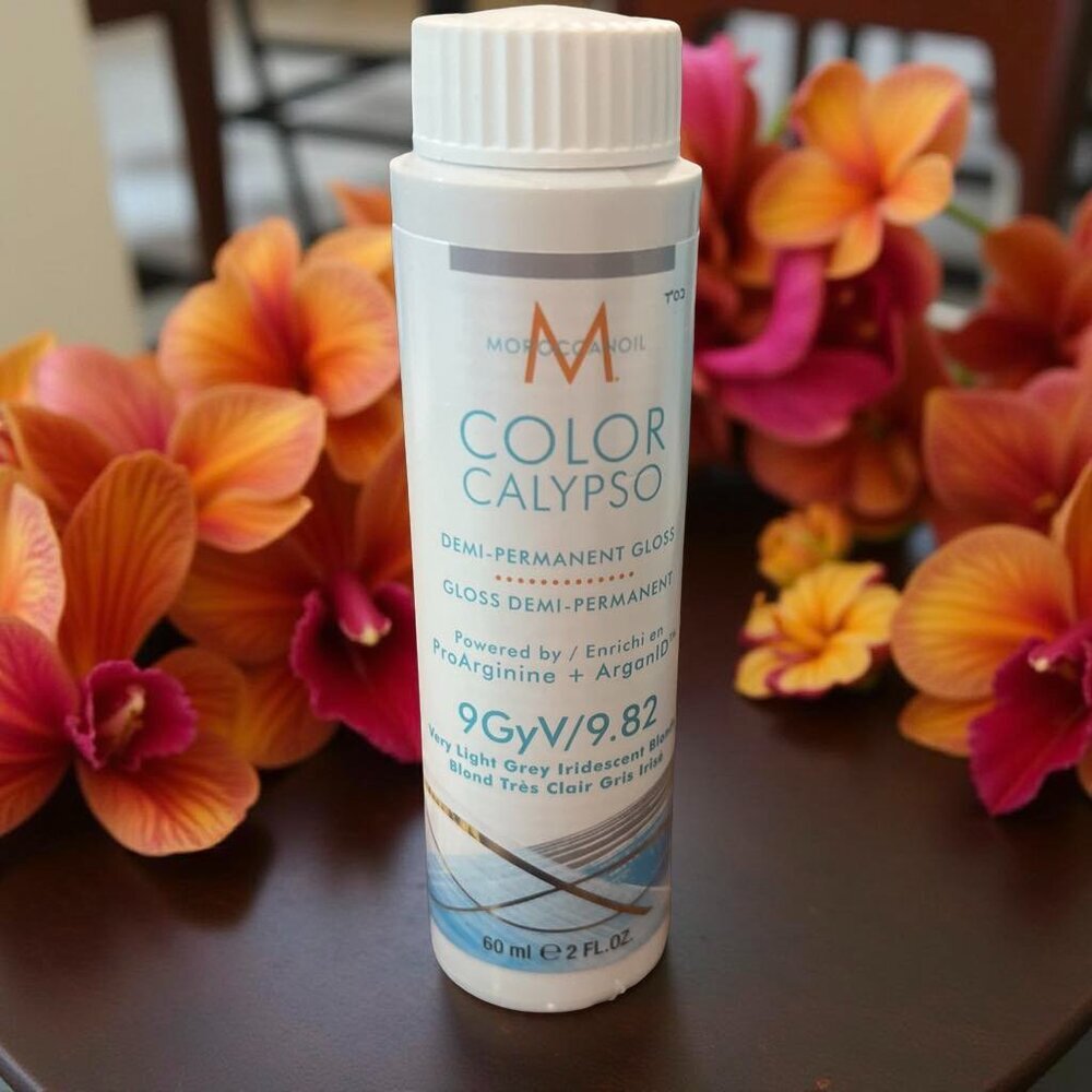 Moroccanoil Color Calypso Demi Permanent Gloss 9GyV/9.82 Very Light Gray